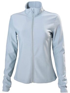 Women's Light Blue Full-Zip Jacket 0107
